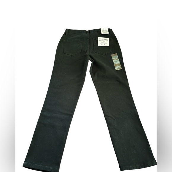 Woman’s black jeans pants size 6ps NWT Gloria Vanderbilt Amanda - Picture 4 of 9